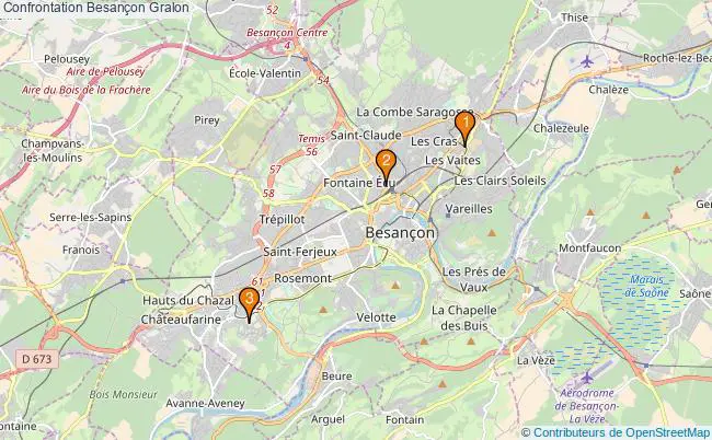 plan Confrontation Besançon Associations Confrontation Besançon : 3 associations