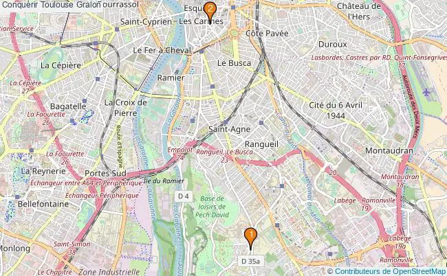 plan Conquérir Toulouse Associations Conquérir Toulouse : 2 associations
