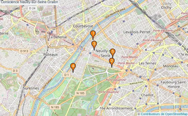 plan Conscience Neuilly-sur-Seine Associations conscience Neuilly-sur-Seine : 8 associations