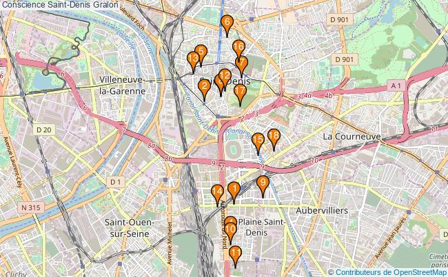 plan Conscience Saint-Denis Associations conscience Saint-Denis : 21 associations