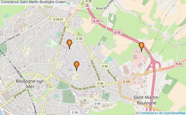 plan Conscience Saint-Martin-Boulogne Associations conscience Saint-Martin-Boulogne : 3 associations