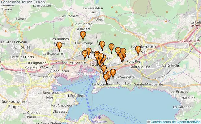 plan Conscience Toulon Associations conscience Toulon : 28 associations