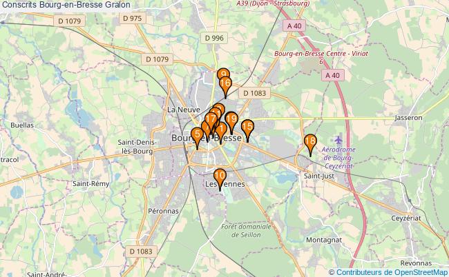 plan Conscrits Bourg-en-Bresse Associations conscrits Bourg-en-Bresse : 17 associations
