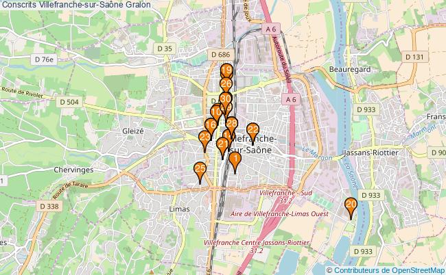 plan Conscrits Villefranche-sur-Saône Associations conscrits Villefranche-sur-Saône : 46 associations