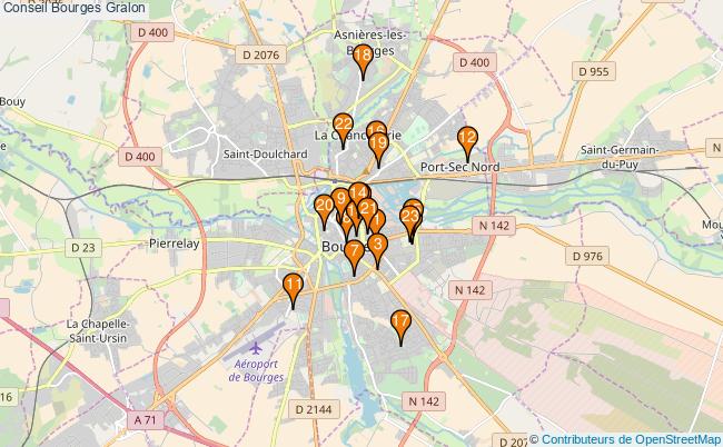 plan Conseil Bourges Associations Conseil Bourges : 26 associations