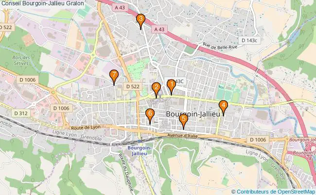 plan Conseil Bourgoin-Jallieu Associations Conseil Bourgoin-Jallieu : 9 associations