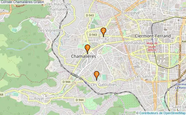 plan Conseil Chamalières Associations Conseil Chamalières : 3 associations