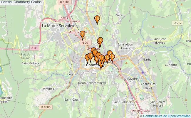 plan Conseil Chambéry Associations Conseil Chambéry : 20 associations