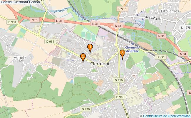 plan Conseil Clermont Associations Conseil Clermont : 4 associations