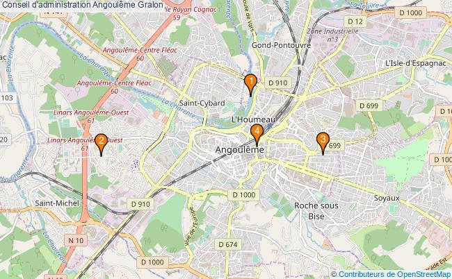 plan Conseil d'administration Angoulême Associations conseil d'administration Angoulême : 4 associations