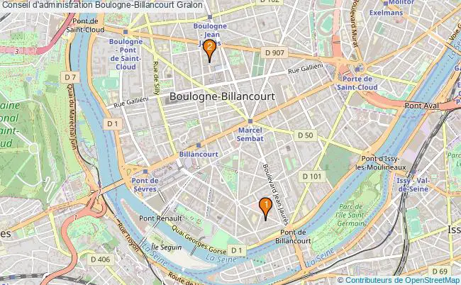 plan Conseil d'administration Boulogne-Billancourt Associations conseil d'administration Boulogne-Billancourt : 3 associations