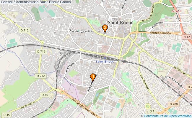 plan Conseil d'administration Saint-Brieuc Associations conseil d'administration Saint-Brieuc : 4 associations