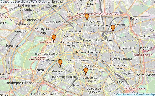 plan Conseil de surveillance Paris Associations Conseil de surveillance Paris : 6 associations