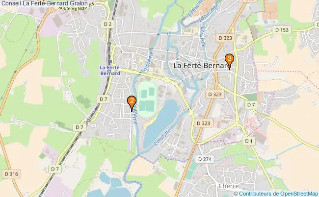 plan Conseil La Ferté-Bernard Associations Conseil La Ferté-Bernard : 3 associations