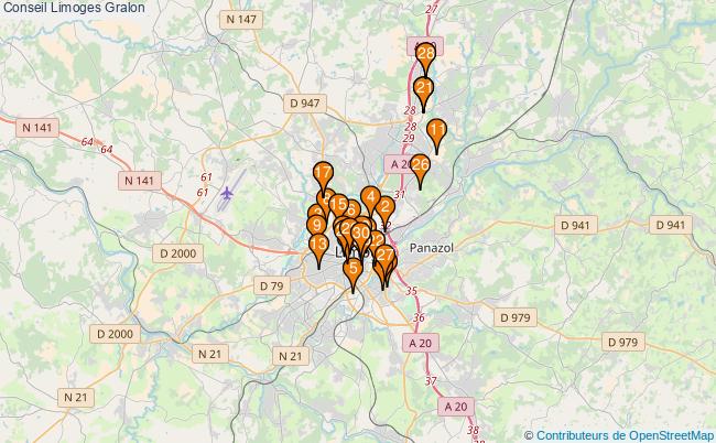 plan Conseil Limoges Associations Conseil Limoges : 81 associations