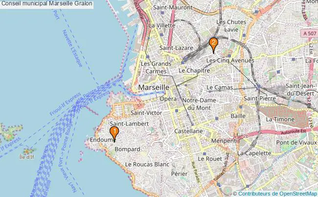 plan Conseil municipal Marseille Associations Conseil municipal Marseille : 3 associations