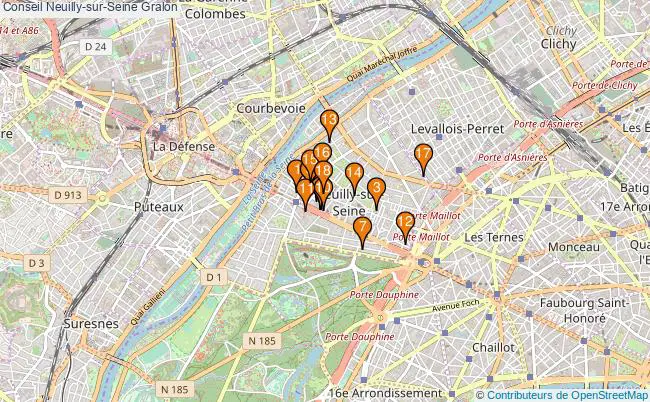 plan Conseil Neuilly-sur-Seine Associations Conseil Neuilly-sur-Seine : 20 associations