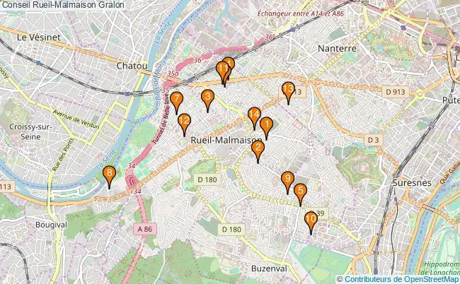 plan Conseil Rueil-Malmaison Associations Conseil Rueil-Malmaison : 17 associations