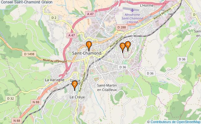 plan Conseil Saint-Chamond Associations Conseil Saint-Chamond : 4 associations
