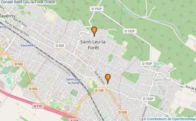 plan Conseil Saint-Leu-la-Forêt Associations Conseil Saint-Leu-la-Forêt : 4 associations