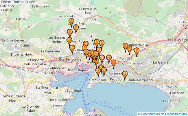 plan Conseil Toulon Associations Conseil Toulon : 89 associations