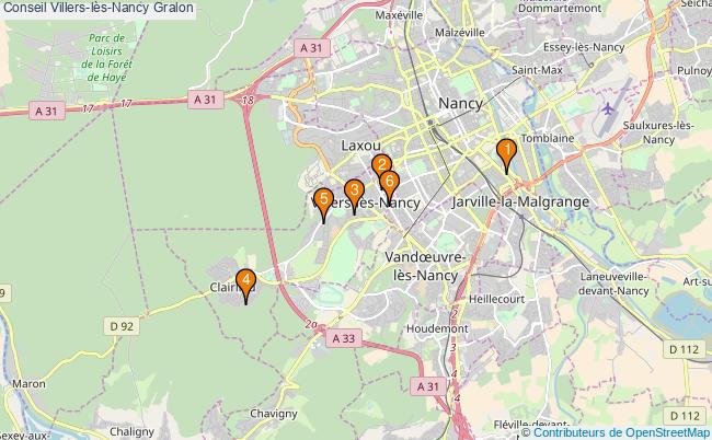 plan Conseil Villers-lès-Nancy Associations Conseil Villers-lès-Nancy : 5 associations