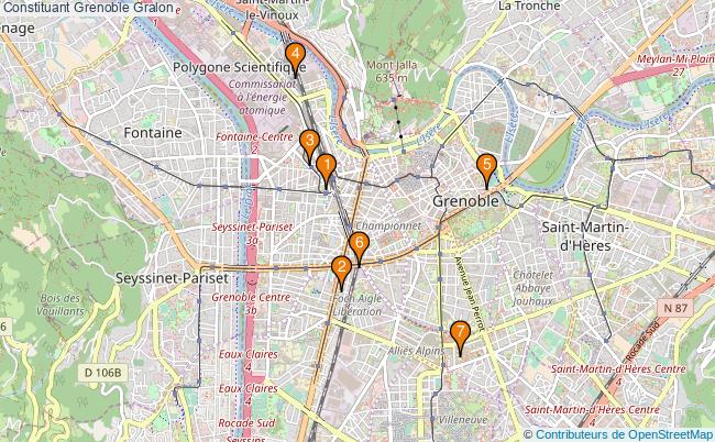 plan Constituant Grenoble Associations Constituant Grenoble : 7 associations