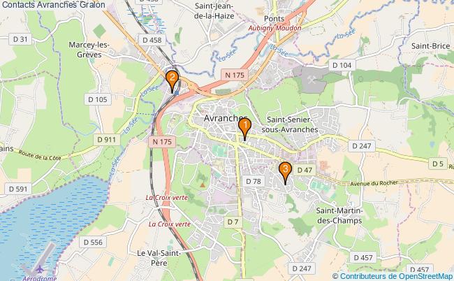 plan Contacts Avranches Associations Contacts Avranches : 2 associations