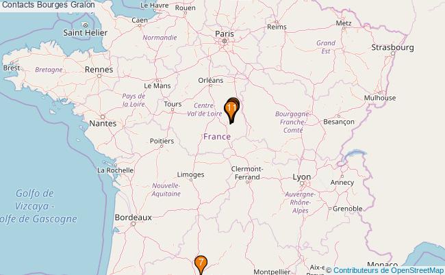 plan Contacts Bourges Associations Contacts Bourges : 12 associations