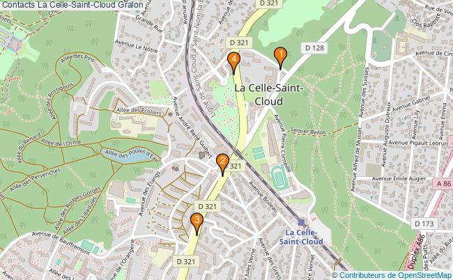 plan Contacts La Celle-Saint-Cloud Associations Contacts La Celle-Saint-Cloud : 4 associations