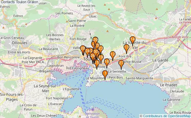 plan Contacts Toulon Associations Contacts Toulon : 28 associations
