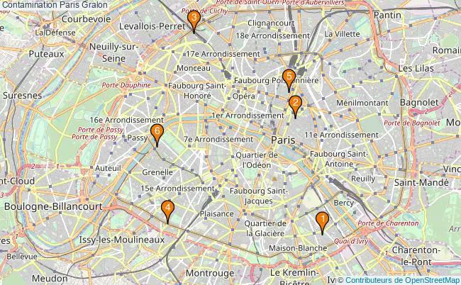plan Contamination Paris Associations Contamination Paris : 8 associations