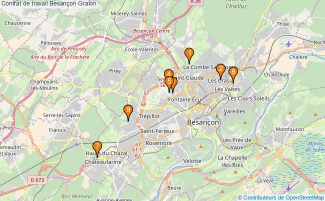 plan Contrat de travail Besançon Associations contrat de travail Besançon : 15 associations