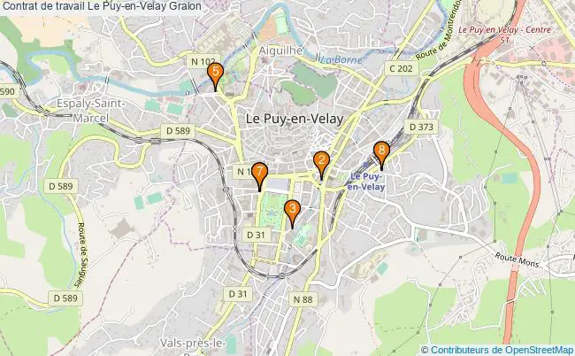 plan Contrat de travail Le Puy-en-Velay Associations contrat de travail Le Puy-en-Velay : 9 associations