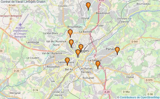 plan Contrat de travail Limoges Associations contrat de travail Limoges : 9 associations