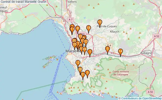 plan Contrat de travail Marseille Associations contrat de travail Marseille : 31 associations