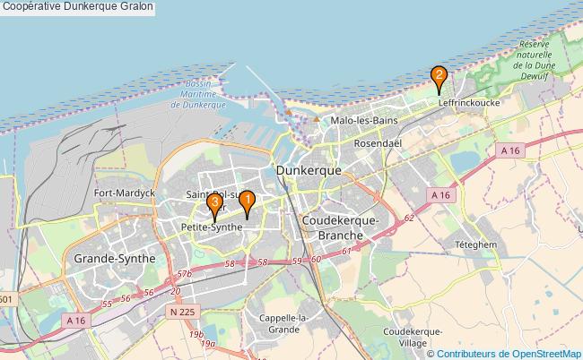 plan Coopérative Dunkerque Associations Coopérative Dunkerque : 3 associations