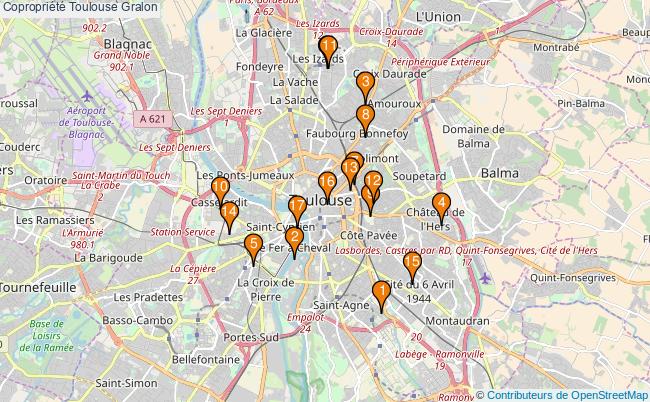 plan Copropriété Toulouse Associations copropriété Toulouse : 22 associations