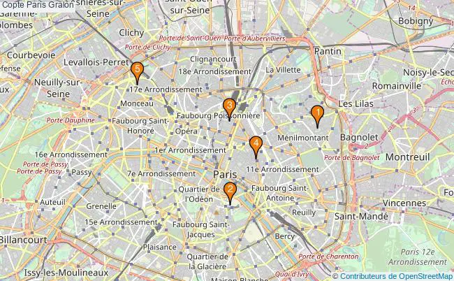 plan Copte Paris Associations Copte Paris : 4 associations