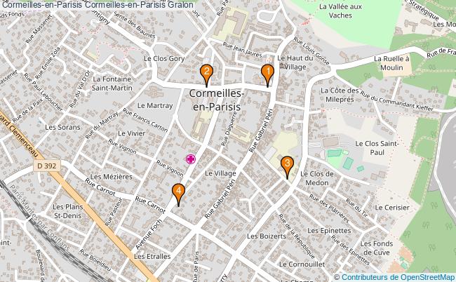 plan Cormeilles-en-Parisis Cormeilles-en-Parisis Associations Cormeilles-en-Parisis Cormeilles-en-Parisis : 5 associations