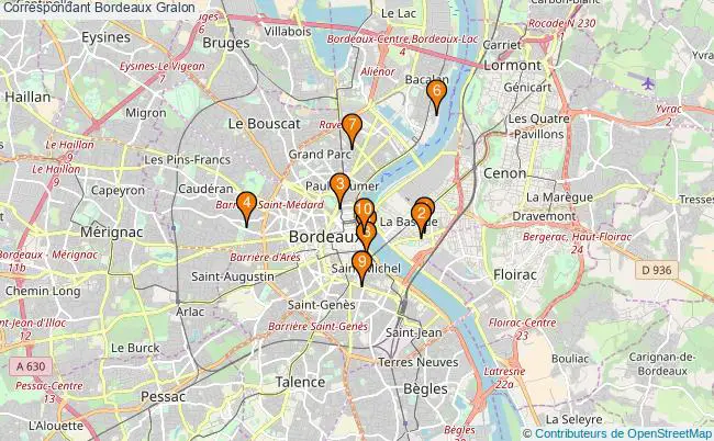 plan Correspondant Bordeaux Associations Correspondant Bordeaux : 10 associations