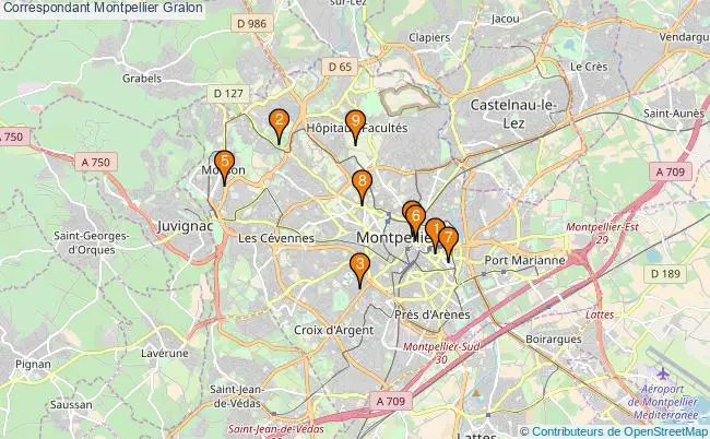 plan Correspondant Montpellier Associations Correspondant Montpellier : 7 associations