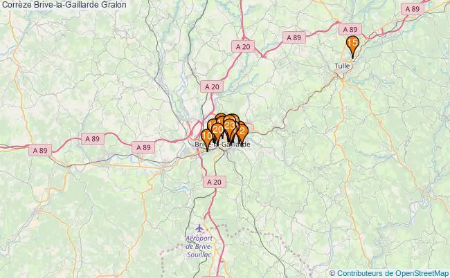 plan Corrèze Brive-la-Gaillarde Associations Corrèze Brive-la-Gaillarde : 29 associations