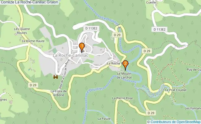 plan Corrèze La Roche-Canillac Associations Corrèze La Roche-Canillac : 2 associations