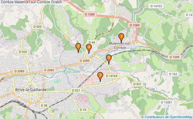 plan Corrèze Malemort-sur-Corrèze Associations Corrèze Malemort-sur-Corrèze : 5 associations
