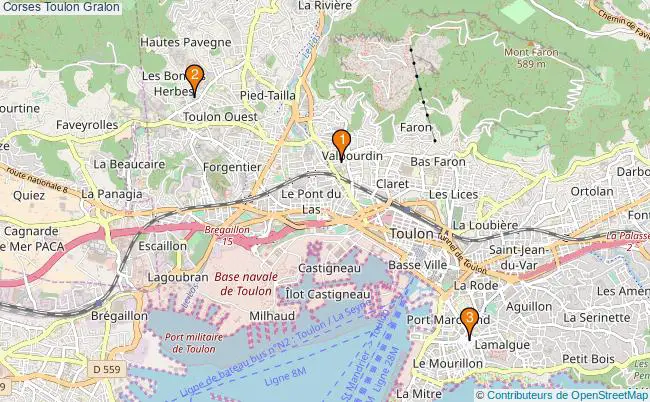 plan Corses Toulon Associations Corses Toulon : 3 associations