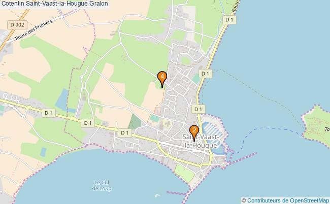 plan Cotentin Saint-Vaast-la-Hougue Associations Cotentin Saint-Vaast-la-Hougue : 6 associations