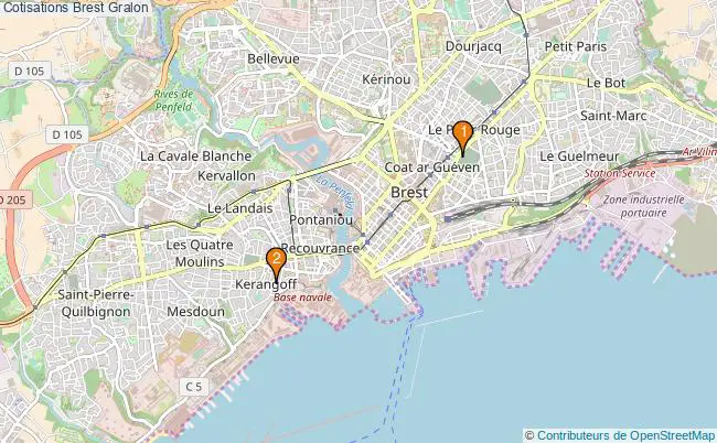 plan Cotisations Brest Associations cotisations Brest : 3 associations