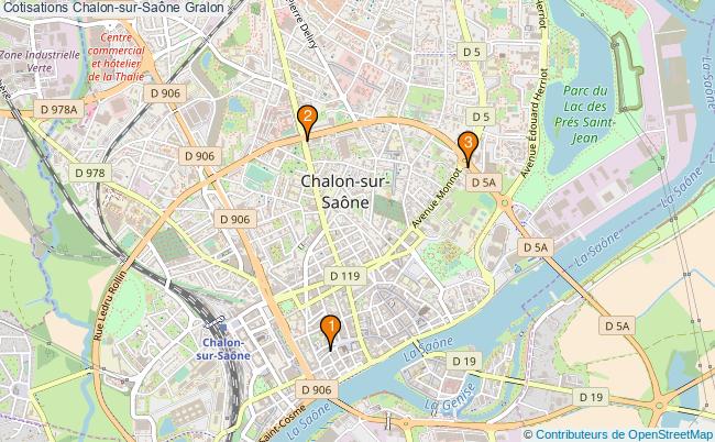 plan Cotisations Chalon-sur-Saône Associations cotisations Chalon-sur-Saône : 3 associations