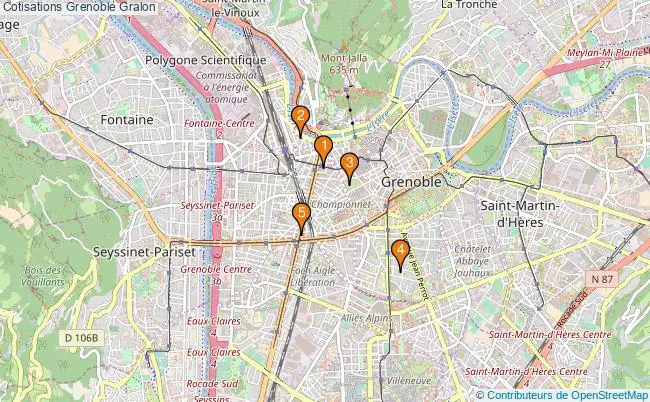 plan Cotisations Grenoble Associations cotisations Grenoble : 7 associations